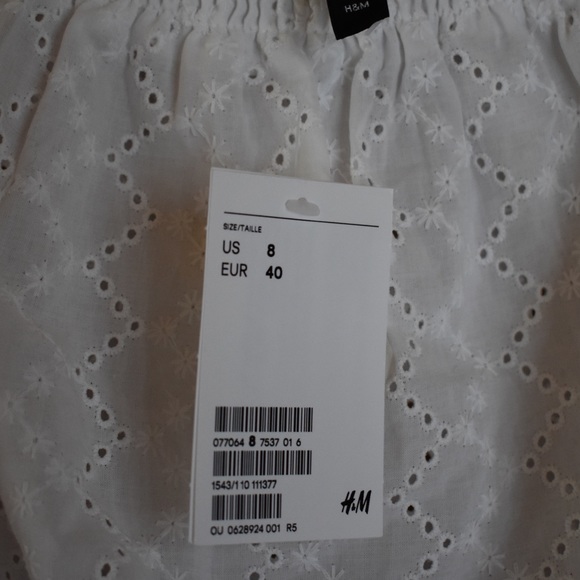 Really cute white crop off the shoulder from H&M - Picture 5 of 5